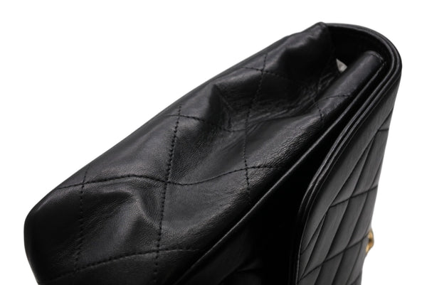 CHANEL シャネル マトラッセ25 シングルフラップ 4番台 ココマーク ラムスキン ゴールド金具 美品 中古 4b011130
