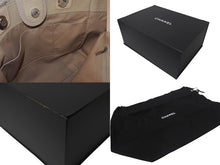 Load image into Gallery viewer, 極美品 CHANEL シャネル ドーヴィルMM チェーントート トートバッグ ココマーク IC キャンバス レザー シルバー金具 中古 4b001131