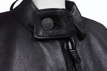 Load image into Gallery viewer, BALENCIAGA バレンシアガ グレイニーソフトバッファロースキン レザージャケット 768749 ブラック 牛革 コットン キュプラ サイズ2 極美品 中古 65809