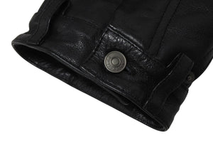 BALENCIAGA バレンシアガ グレイニーソフトバッファロースキン レザージャケット 768749 ブラック 牛革 コットン キュプラ サイズ2 極美品 中古 65809