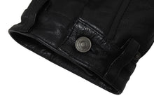 Load image into Gallery viewer, BALENCIAGA バレンシアガ グレイニーソフトバッファロースキン レザージャケット 768749 ブラック 牛革 コットン キュプラ サイズ2 極美品 中古 65809