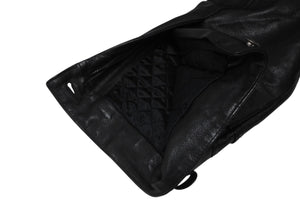 BALENCIAGA バレンシアガ グレイニーソフトバッファロースキン レザージャケット 768749 ブラック 牛革 コットン キュプラ サイズ2 極美品 中古 65809