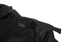 Load image into Gallery viewer, BALENCIAGA バレンシアガ グレイニーソフトバッファロースキン レザージャケット 768749 ブラック 牛革 コットン キュプラ サイズ2 極美品 中古 65809