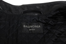 Load image into Gallery viewer, BALENCIAGA バレンシアガ グレイニーソフトバッファロースキン レザージャケット 768749 ブラック 牛革 コットン キュプラ サイズ2 極美品 中古 65809