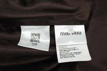 Load image into Gallery viewer, 新品同様品 MIUMIU ミュウミュウ チェック柄 ジャケット ML943 S232 13JM サイズ38 ウール マルチカラー ベージュ 中古 4b007923