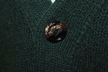 Load image into Gallery viewer, 極美品 BOTTEGAVENETA ボッテガヴェネタ Vネックカーディガン 670132 V0Z40 グリーン ウール サイズL 中古 4b011336