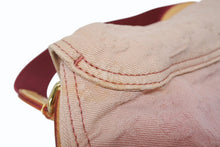 Load image into Gallery viewer, 極美品 LOUIS VUITTON ルイヴィトン サンレイ ハンドバッグ M40416 モノグララム デニム レザー ピンク グラデーション 中古 4b011353