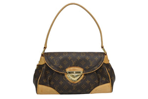 LOUIS VUITTON ルイヴィトン ビバリーMM ワンショルダーバッグ M40121 モノグラム ゴールド金具 美品 中古 4b011372