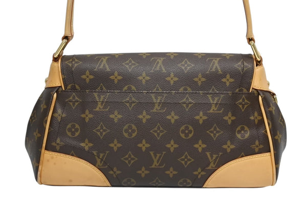 LOUIS VUITTON ルイヴィトン ビバリーMM ワンショルダーバッグ M40121 モノグラム ゴールド金具 美品 中古 4b011372