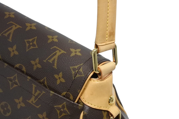 LOUIS VUITTON ルイヴィトン ビバリーMM ワンショルダーバッグ M40121 モノグラム ゴールド金具 美品 中古 4b011372