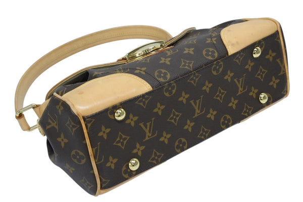 LOUIS VUITTON ルイヴィトン ビバリーMM ワンショルダーバッグ M40121 モノグラム ゴールド金具 美品 中古 4b011372