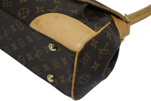 LOUIS VUITTON ルイヴィトン ビバリーMM ワンショルダーバッグ M40121 モノグラム ゴールド金具 美品 中古 4b011372