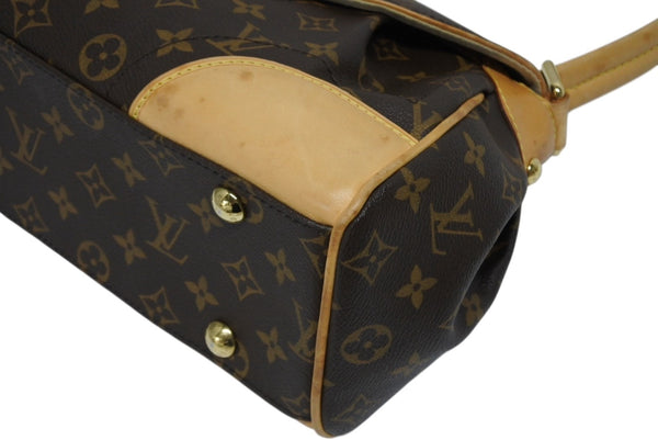 LOUIS VUITTON ルイヴィトン ビバリーMM ワンショルダーバッグ M40121 モノグラム ゴールド金具 美品 中古 4b011372