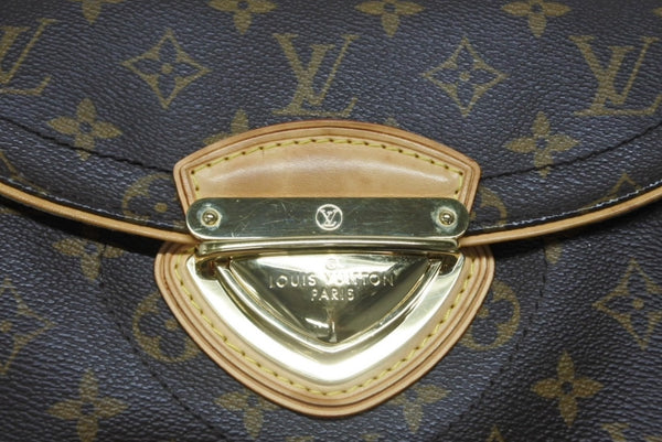 LOUIS VUITTON ルイヴィトン ビバリーMM ワンショルダーバッグ M40121 モノグラム ゴールド金具 美品 中古 4b011372