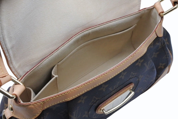 LOUIS VUITTON ルイヴィトン ビバリーMM ワンショルダーバッグ M40121 モノグラム ゴールド金具 美品 中古 4b011372