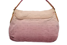 Load image into Gallery viewer, 極美品 LOUIS VUITTON ルイヴィトン サンレイ ハンドバッグ M40416 モノグララム デニム レザー ピンク グラデーション 中古 4b011353