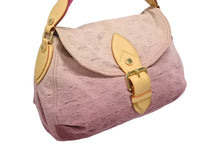 Load image into Gallery viewer, 極美品 LOUIS VUITTON ルイヴィトン サンレイ ハンドバッグ M40416 モノグララム デニム レザー ピンク グラデーション 中古 4b011353
