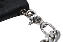 Load image into Gallery viewer, 新品未使用 CHROME HEARTS クロムハーツ TV MAN クラシックチェーン クロスパッチ ウォレット 財布 クロス装飾 シルバー925 中古 4b011655