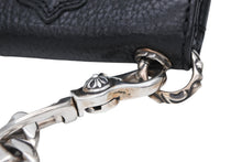 Load image into Gallery viewer, 新品未使用 CHROME HEARTS クロムハーツ TV MAN クラシックチェーン クロスパッチ ウォレット 財布 クロス装飾 シルバー925 中古 4b011655