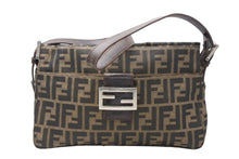 Load image into Gallery viewer, FENDI フェンディ ズッカ柄 ワンショルダーバッグ イタリア製 キャンバス レザー ブラウン シルバー金具 美品 中古 4b011245
