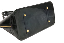 Load image into Gallery viewer, 新品同様 LOUIS VUITTON ルイヴィトン アルマGM ハンドバッグ M91612 モノグラム ヴェルニ ブルーニュイ ゴールド金具 中古 4b011391