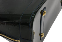Load image into Gallery viewer, 新品同様 LOUIS VUITTON ルイヴィトン アルマGM ハンドバッグ M91612 モノグラム ヴェルニ ブルーニュイ ゴールド金具 中古 4b011391