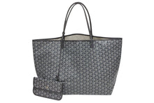 Load image into Gallery viewer, 新品同様 GOYARD ゴヤール SAINT LOUIS GM サンルイGM トートバッグ PVCコーティングキャンバス グレー 中古 4b011412