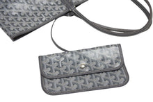 Load image into Gallery viewer, 新品同様 GOYARD ゴヤール SAINT LOUIS GM サンルイGM トートバッグ PVCコーティングキャンバス グレー 中古 4b011412