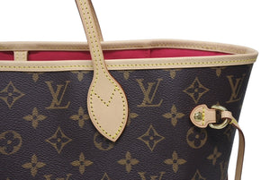 新品未使用 LOUIS VUITTON ルイヴィトン モノグラム LV × TM ネヴァーフルMM トートバッグ M13271 村上隆 ブラウン ゴールド金具 中古 4b011456