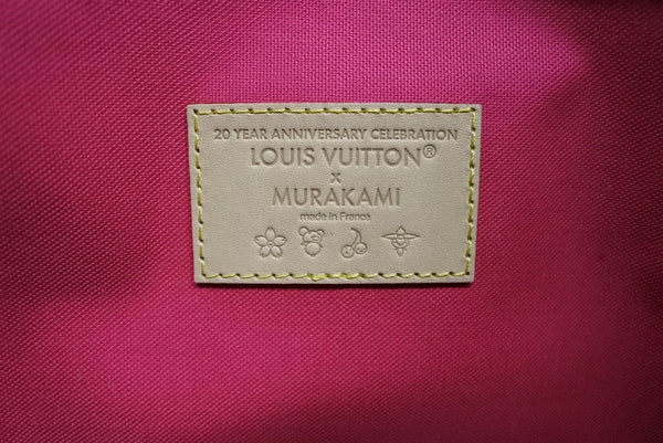 新品未使用 LOUIS VUITTON ルイヴィトン モノグラム LV × TM ネヴァーフルMM トートバッグ M13271 村上隆 ブラウン ゴールド金具 中古 4b011456