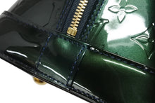 Load image into Gallery viewer, 新品同様 LOUIS VUITTON ルイヴィトン アルマGM ハンドバッグ M91612 モノグラム ヴェルニ ブルーニュイ ゴールド金具 中古 4b011391
