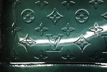 Load image into Gallery viewer, 新品同様 LOUIS VUITTON ルイヴィトン アルマGM ハンドバッグ M91612 モノグラム ヴェルニ ブルーニュイ ゴールド金具 中古 4b011391