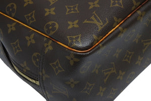 LOUIS VUITTON ルイヴィトン モノグラム ドーヴィル ハンドバッグ M47270 ブラウン ロゴ 鞄 良品 中古 4b011562