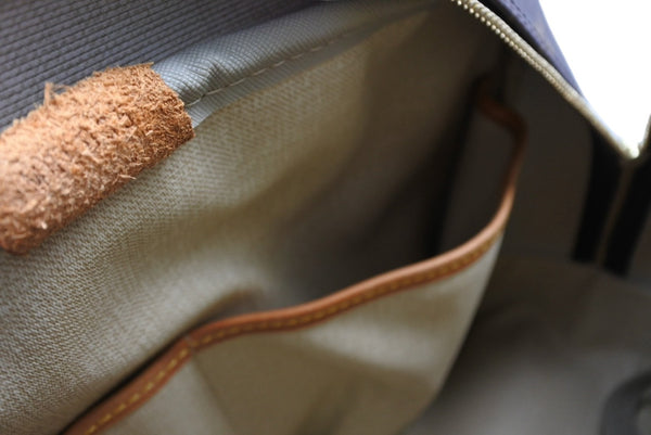 LOUIS VUITTON ルイヴィトン モノグラム ドーヴィル ハンドバッグ M47270 ブラウン ロゴ 鞄 良品 中古 4b011562