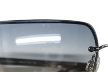 Load image into Gallery viewer, 極美品 CHANEL シャネル ココマーク ハーフリム サングラス サイズ62◻︎15 120 プラスチック メタル ラインストーン グレー ブルー シルバー金具 中古 4b011436