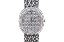 Load image into Gallery viewer, 極美品 AUDEMARS PIGUET オーデマピゲ コブラ 腕時計 重量約92.3g K18WG フルダイヤ ルビー クォーツ 中古 4b011428