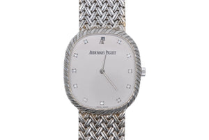 極美品 AUDEMARS PIGUET オーデマピゲ コブラ 腕時計 重量約78.5g 14647BC K18WG 12P 手巻き 中古 4b011427