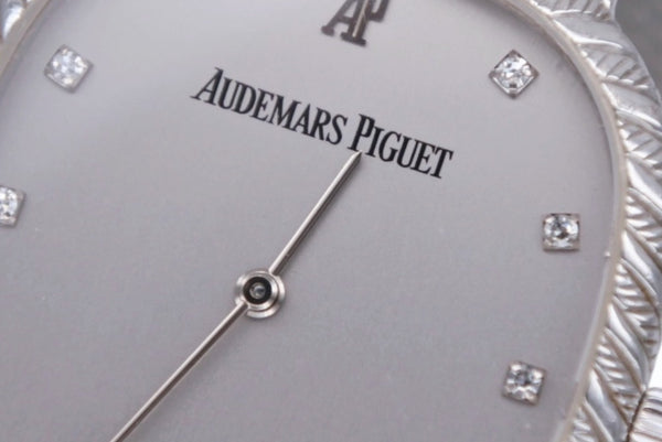極美品 AUDEMARS PIGUET オーデマピゲ コブラ 腕時計 重量約78.5g 14647BC K18WG 12P 手巻き 中古 4b011427
