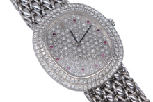 Load image into Gallery viewer, 極美品 AUDEMARS PIGUET オーデマピゲ コブラ 腕時計 重量約92.3g K18WG フルダイヤ ルビー クォーツ 中古 4b011428