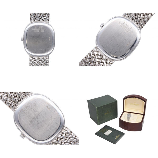 極美品 AUDEMARS PIGUET オーデマピゲ コブラ 腕時計 重量約78.5g 14647BC K18WG 12P 手巻き 中古 4b011427