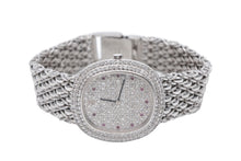 Load image into Gallery viewer, 極美品 AUDEMARS PIGUET オーデマピゲ コブラ 腕時計 重量約92.3g K18WG フルダイヤ ルビー クォーツ 中古 4b011428