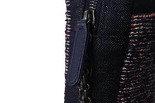 Load image into Gallery viewer, 極美品 CHANEL シャネル ショルダーバッグ 2.55 ブルー レッド デニム ツイード レザー 22番台 ブラック金具 中古 4b001143