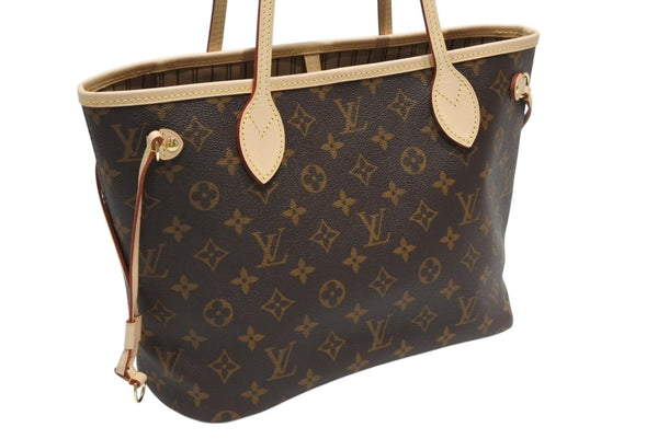 新品未使用 新型 LOUIS VUITTON ルイヴィトン ネヴァーフルPM トートバッグ M41245 ブラウン ピヴォワンヌ 中古 4b011434