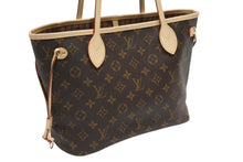 Load image into Gallery viewer, 新品未使用 新型 LOUIS VUITTON ルイヴィトン ネヴァーフルPM トートバッグ M41245 ブラウン ピヴォワンヌ 中古 4b011434