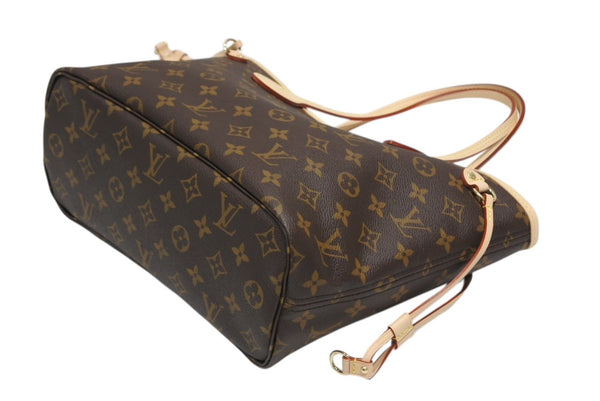 新品未使用 新型 LOUIS VUITTON ルイヴィトン ネヴァーフルPM トートバッグ M41245 ブラウン ピヴォワンヌ 中古 4b011434