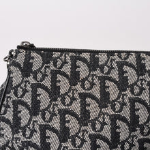 画像をギャラリービューアに読み込む, 極美品 Christian Dior クリスチャンディオール サドルポーチ アクセサリーポーチ MC0064 トロッター ブラック ガリアーノ期 中古 4b011440