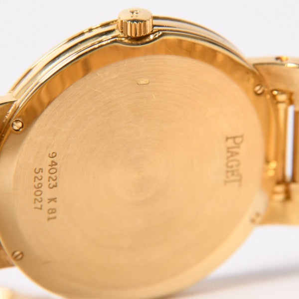 Very good condition PIAGET YG watch Weight approx. 89.7g Hand-wound Opal 12PD Dial Solid gold K18YG 12PD Round Used 4b013862