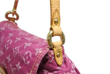Load image into Gallery viewer, 極美品 LOUIS VUITTON ルイヴィトン ミニプリーティ ワンショルダーバッグ M95216 モノグラム デニム ピンク 中古 4b011188