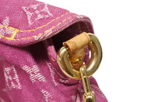 Load image into Gallery viewer, 極美品 LOUIS VUITTON ルイヴィトン ミニプリーティ ワンショルダーバッグ M95216 モノグラム デニム ピンク 中古 4b011188