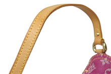 Load image into Gallery viewer, 極美品 LOUIS VUITTON ルイヴィトン ミニプリーティ ワンショルダーバッグ M95216 モノグラム デニム ピンク 中古 4b011188